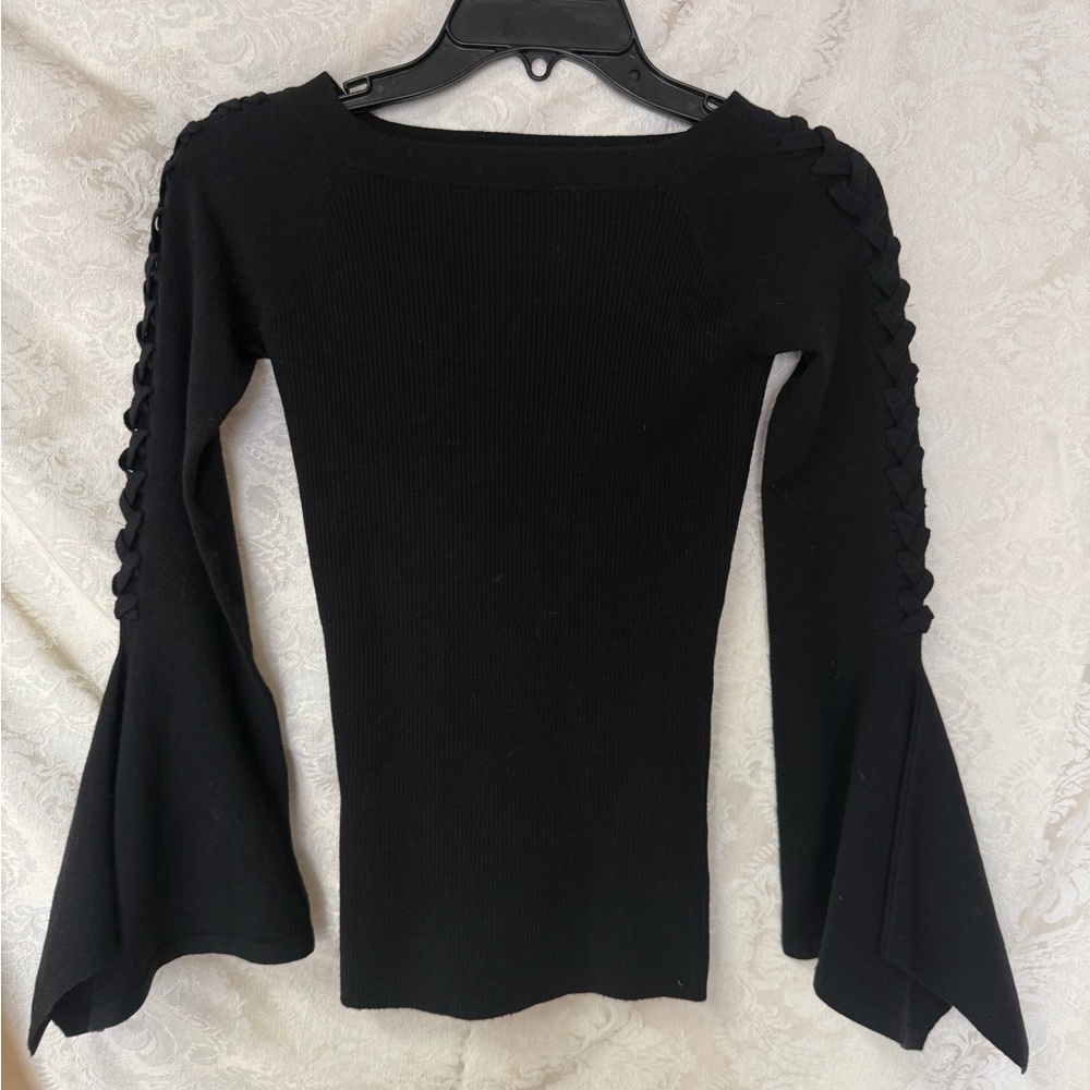 Autumn Cashmere Black Sweater